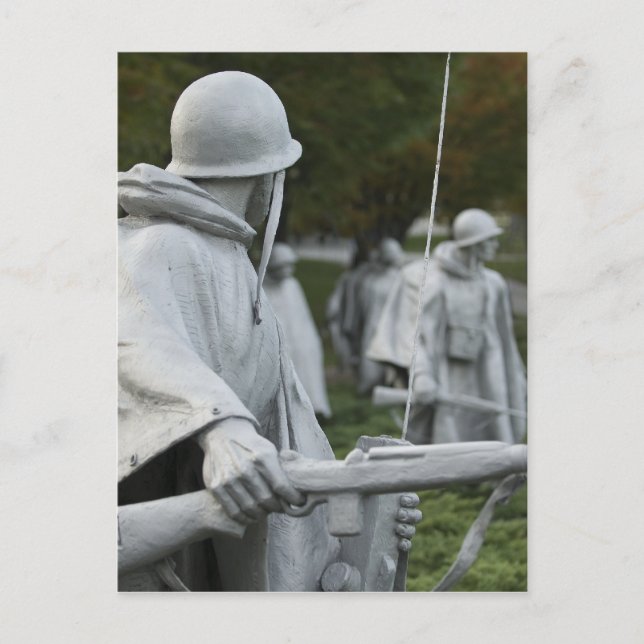 Postkort för koreanska veteraner från Krig Vykort (Framsida)