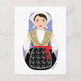 Postkort för kroatiska, Istrian Matryoshka Vykort