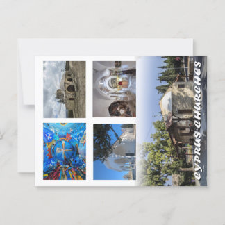 Postkort för kyrkor i Cypern Vykort