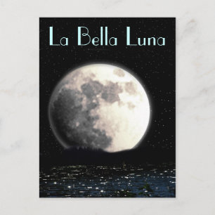 Postkort för La Bella Luna Vykort