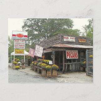 Postkort för land i södra vägkanten vykort