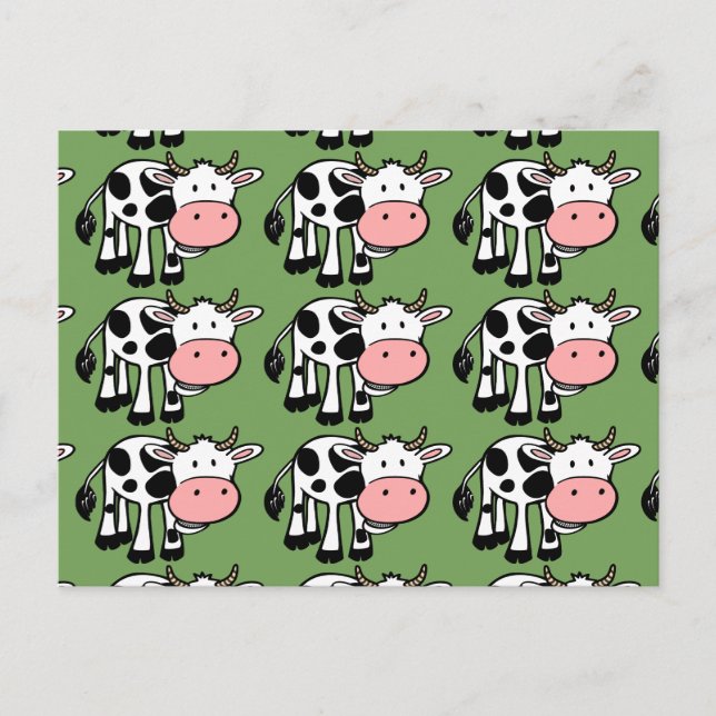 Postkort för land-kor vykort (Framsida)