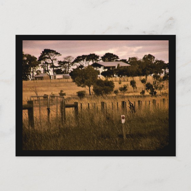 postkort för land vykort (Framsida)