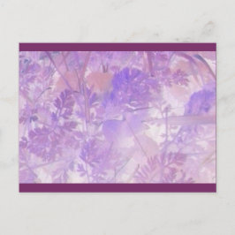 Postkort för Lavender Blommigt Vykort