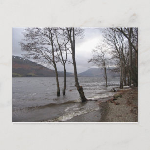 Postkort för Loch Ens stränder Vykort