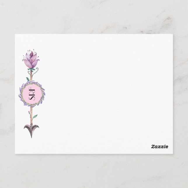 Postkort för lodrät vykort (Baksida)