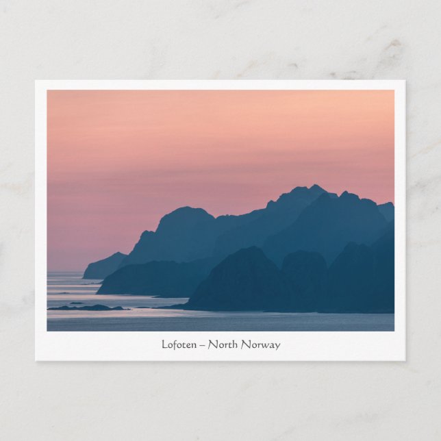 Postkort för Lofoten Islands Norge Vykort (Framsida)