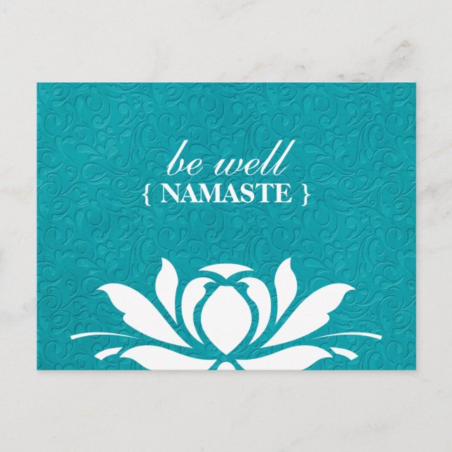 Postkort för Lotus "Tack" Vykort (Framsida)