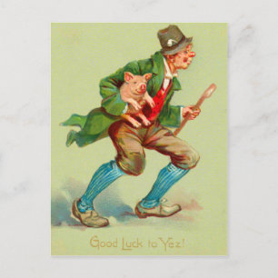 Postkort för lycka till St. Patrick-Day Vykort