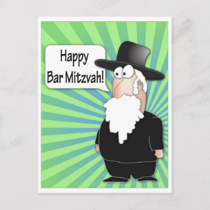 Postkort för lycklig Pub Mitzvah Vykort