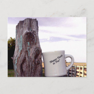 Postkort för lycklig-spår vykort