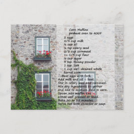 Postkort för maj Muffin-mottagare Vykort