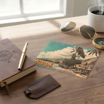 Postkort för Maui Hawaiian vintage resor