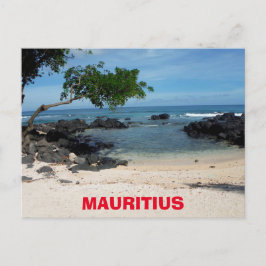 Postkort för Mauritius Rocky Beach Cove Vykort
