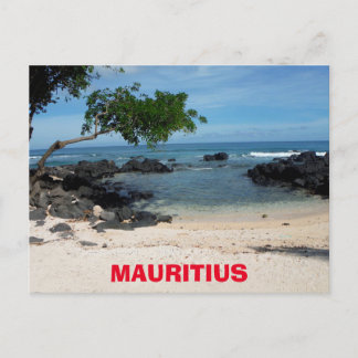 Postkort för Mauritius Rocky Beach Cove Vykort