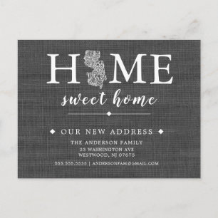 Postkort för meddelande om Flytta i NEW JERSEY