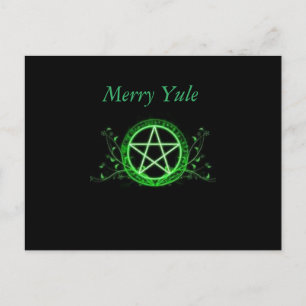 Postkort för Merry Yule Helg Vykort