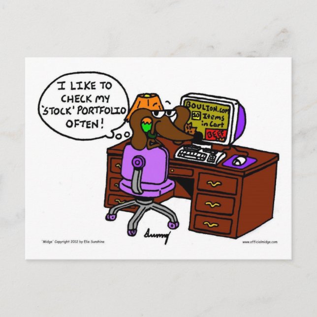 Postkort för Midge Lagrar-portfölj Vykort (Framsida)