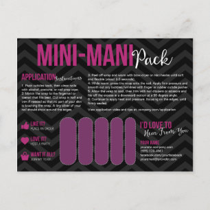 Postkort för Mini-Mani-paket Vykort