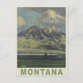 Postkort för Montana USA vintage resor Vykort