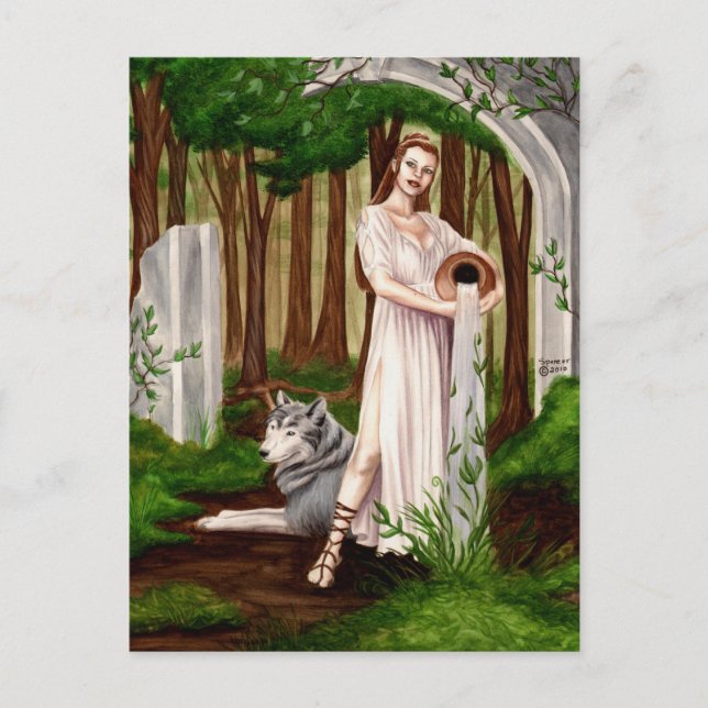 Postkort för mor-natur vykort (Framsida)