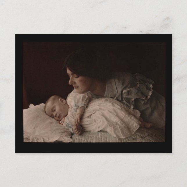 Postkort för mor och barn vykort (Framsida)