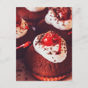 Postkort för Muffinsar i körsbär Vykort