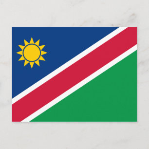 Postkort för Namibia (Namibian) Flagga Vykort