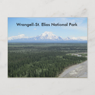 Postkort för nationalparken Wrangell-Saint Elias Vykort