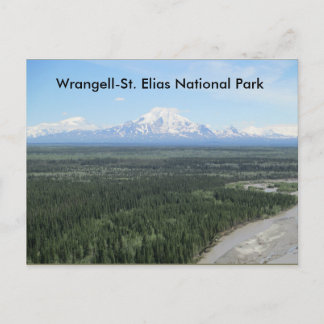 Postkort för nationalparken Wrangell-Saint Elias Vykort