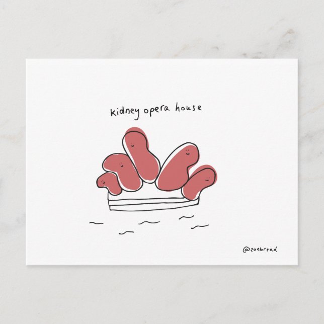 postkort för njuropera vykort (Framsida)