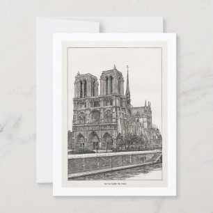 Postkort för notre Dame Vykort