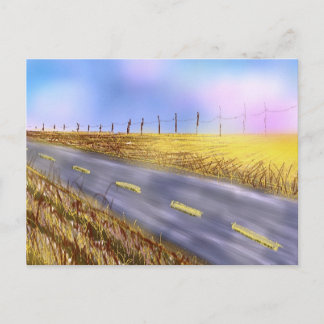 Postkort för "Open Road" Vykort