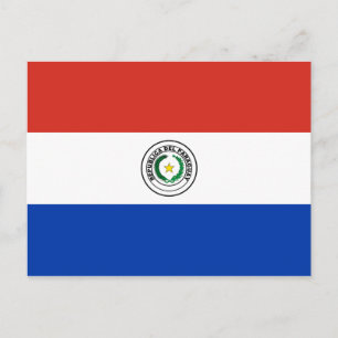 Postkort för Paraguay (Paraguayan) Flagga Vykort