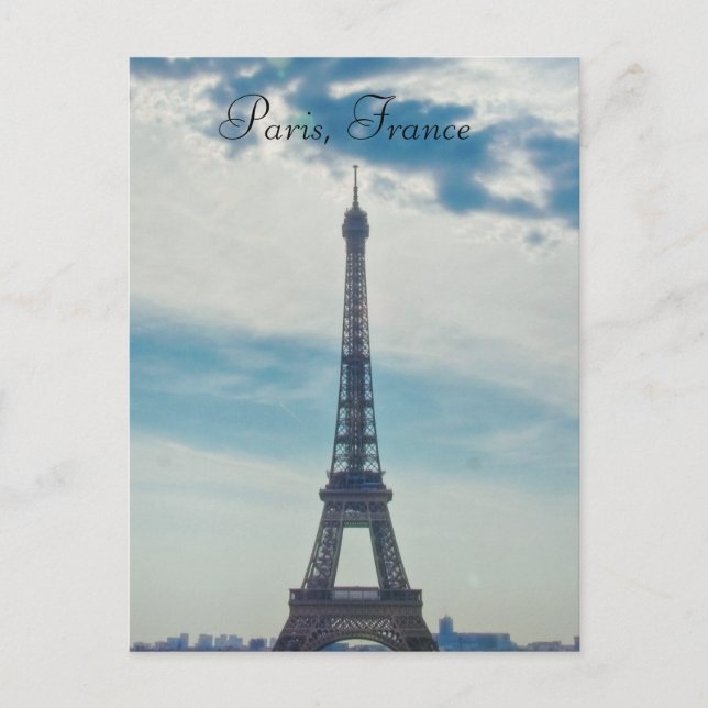 Postkort för Paris, Frankrike Eiffel Torn Vykort (Framsida)