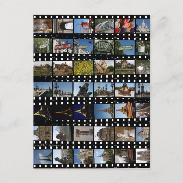 Postkort för Paris-samlingar Vykort (Framsida)