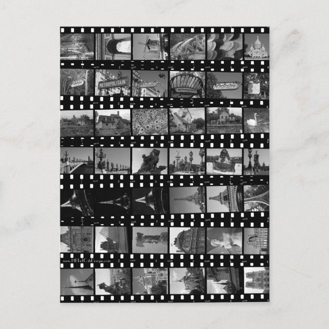 Postkort för Paris-samlingar Vykort (Framsida)