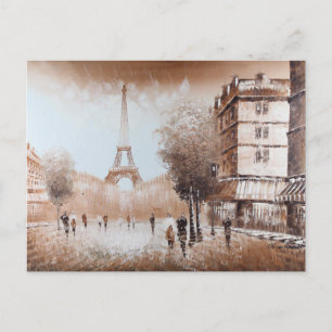 Postkort för Paris Streets Vykort