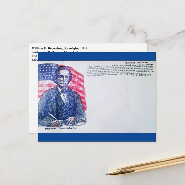 Postkort för parson Brownlow-citattecken Vykort (Fram/Back In Situ)