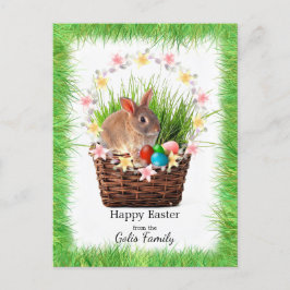 Postkort för personlig Basket Helgdag Påsk Vykort