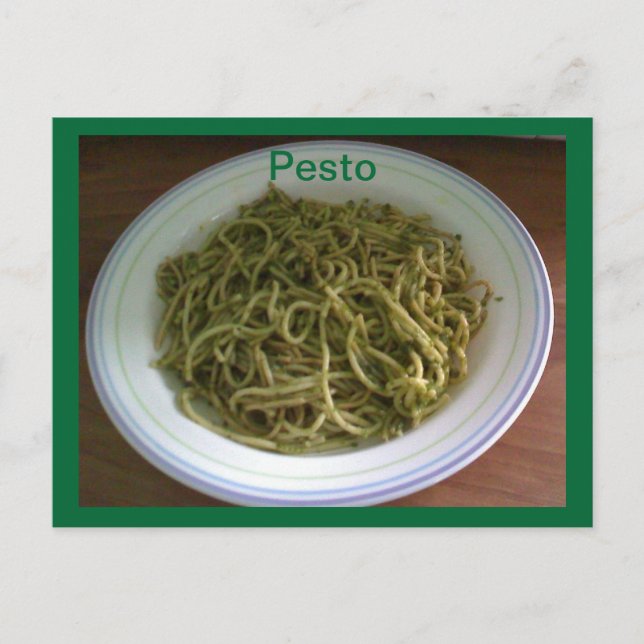 Postkort för Pesto Recipe Vykort (Framsida)