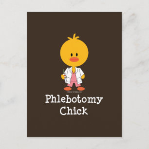 Postkort för Phlebotomy Chick Vykort