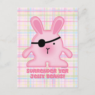Postkort för pirat Bunny Vykort