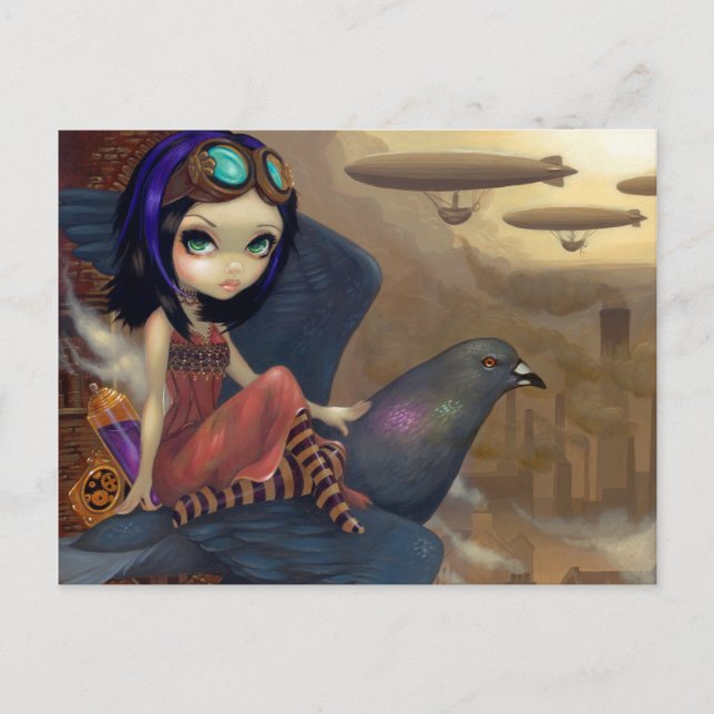 Postkort för "Poes's Flight" Vykort (Framsida)