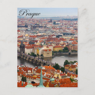 Postkort för Prag Charles Bridge (Karlův most) Vykort