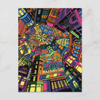 Postkort för Quincy Illinois-distriktet Vykort