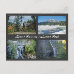 Postkort för Rainier National Park Vykort