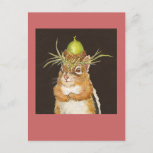 postkort för repentant chipmunk vykort