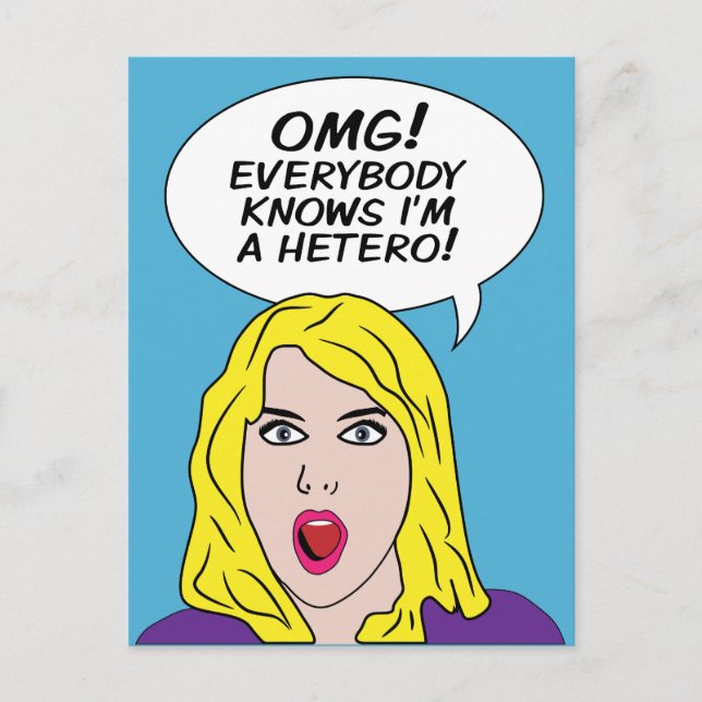 POSTKort för RETRO-TECKNADER Vykort (Framsida)