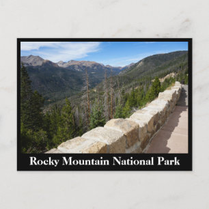 Postkort för Rocky Mountain nationalpark Vykort